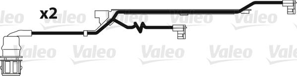 Valeo 882345 - Сигнализатор, износ тормозных колодок autospares.lv