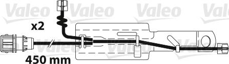 Valeo 882324 - Сигнализатор, износ тормозных колодок autospares.lv
