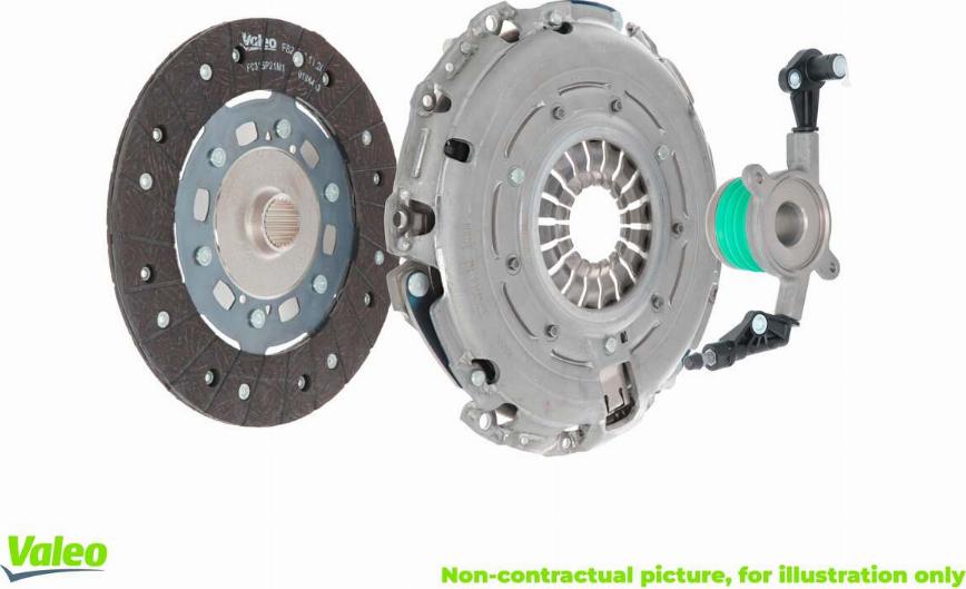 Valeo 834093 - Комплект сцепления autospares.lv