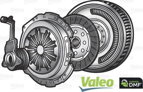 Valeo 836614 - Комплект сцепления autospares.lv