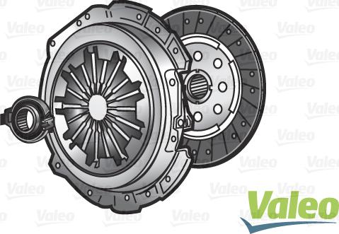 Valeo 833702 - Комплект сцепления autospares.lv