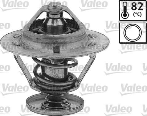 Valeo 820496 - Термостат охлаждающей жидкости / корпус autospares.lv