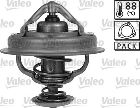 Valeo 820443 - Термостат охлаждающей жидкости / корпус autospares.lv