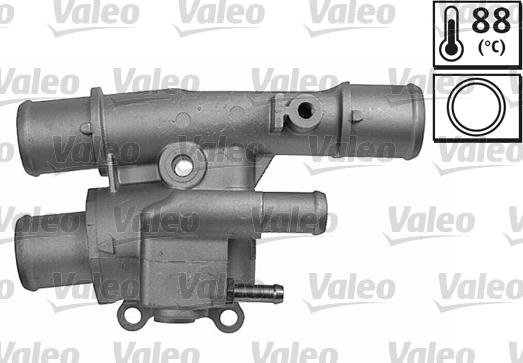 Valeo 820454 - Термостат охлаждающей жидкости / корпус autospares.lv
