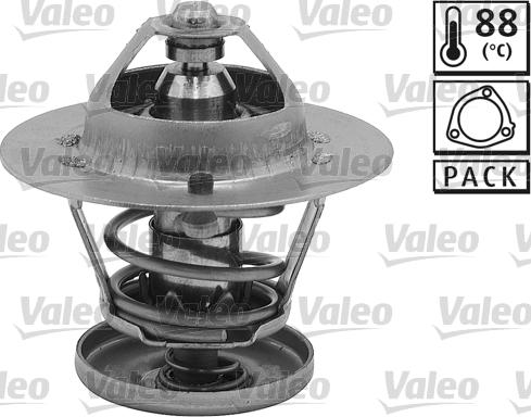 Valeo 820481 - Термостат охлаждающей жидкости / корпус autospares.lv