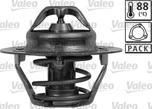 Valeo 820439 - Термостат охлаждающей жидкости / корпус autospares.lv