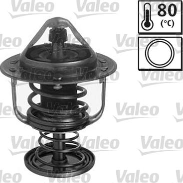 Valeo 820597 - Термостат охлаждающей жидкости / корпус autospares.lv