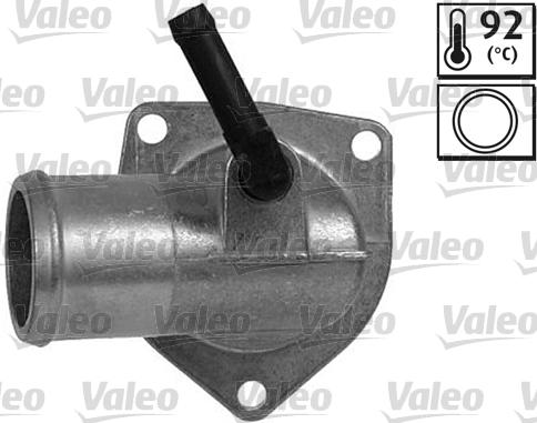 Valeo 820504 - Термостат охлаждающей жидкости / корпус autospares.lv