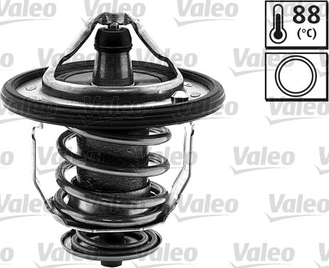 Valeo 820519 - Термостат охлаждающей жидкости / корпус autospares.lv