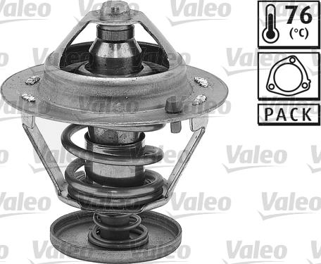 Valeo 820515 - Термостат охлаждающей жидкости / корпус autospares.lv