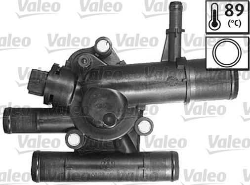 Valeo 820527 - Термостат охлаждающей жидкости / корпус autospares.lv