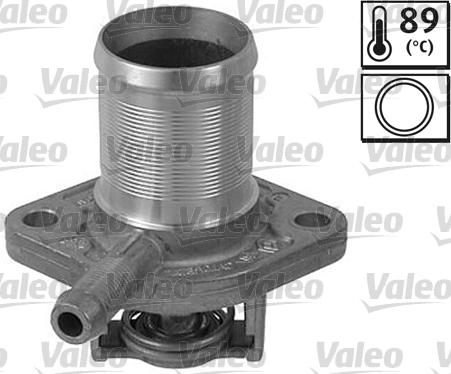 Valeo 820048 - Термостат охлаждающей жидкости / корпус autospares.lv