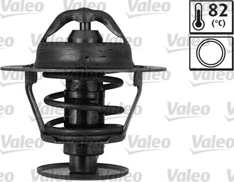 Valeo 820054 - Термостат охлаждающей жидкости / корпус autospares.lv