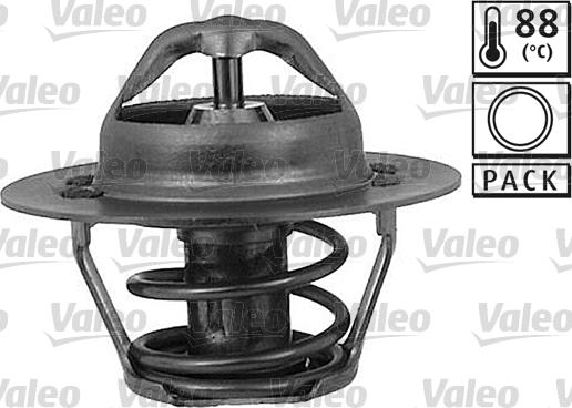 Valeo 820056 - Термостат охлаждающей жидкости / корпус autospares.lv