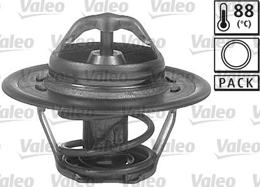 Valeo 820028 - Термостат охлаждающей жидкости / корпус autospares.lv
