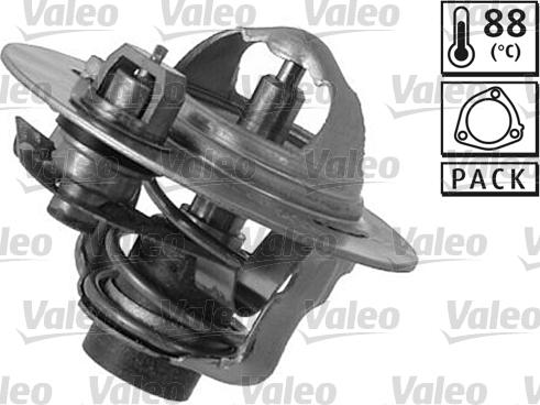 Valeo 820191 - Термостат охлаждающей жидкости / корпус autospares.lv