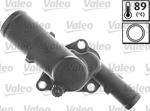 Valeo 820138 - Термостат охлаждающей жидкости / корпус autospares.lv