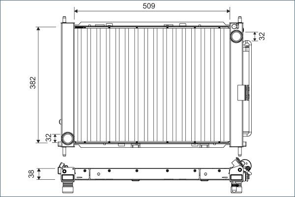 Valeo 822675 - Модуль охлаждения autospares.lv