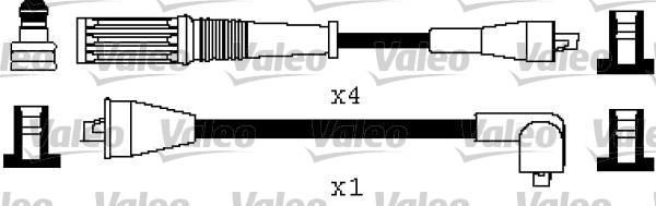 Valeo 346499 - Комплект проводов зажигания autospares.lv