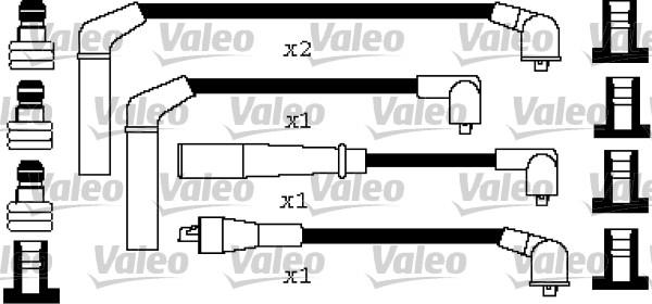 Valeo 346442 - Комплект проводов зажигания autospares.lv