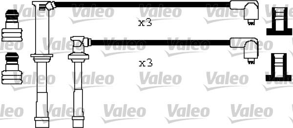 Valeo 346455 - Комплект проводов зажигания autospares.lv