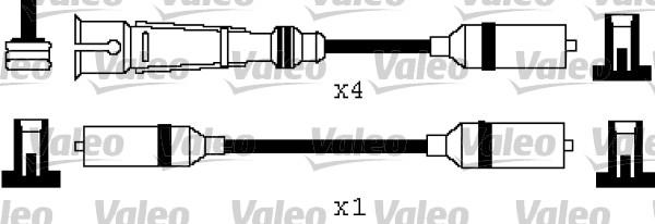 Valeo 346464 - Комплект проводов зажигания autospares.lv