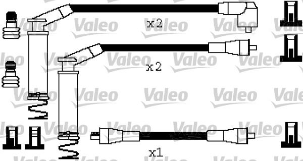 Valeo 346404 - Комплект проводов зажигания autospares.lv