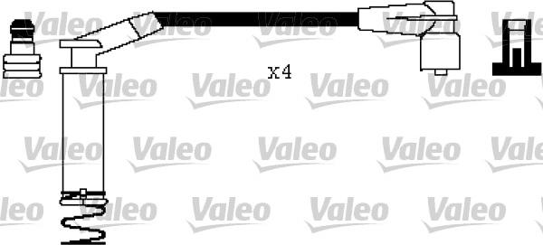 Valeo 346405 - Комплект проводов зажигания autospares.lv