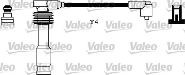 Valeo 346402 - Комплект проводов зажигания autospares.lv