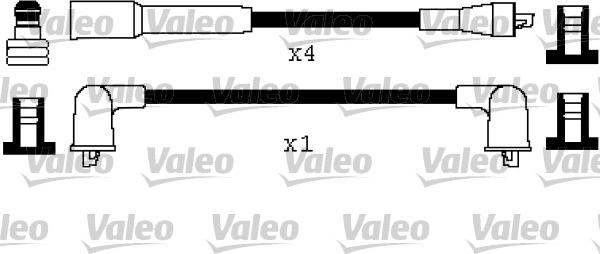 Valeo 346437 - Комплект проводов зажигания autospares.lv