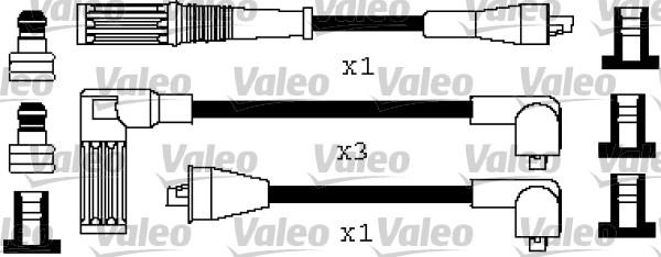 Valeo 346505 - Комплект проводов зажигания autospares.lv