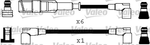 Valeo 346570 - Комплект проводов зажигания autospares.lv