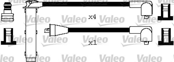 Valeo 346656 - Комплект проводов зажигания autospares.lv