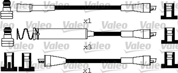 Valeo 346664 - Комплект проводов зажигания autospares.lv