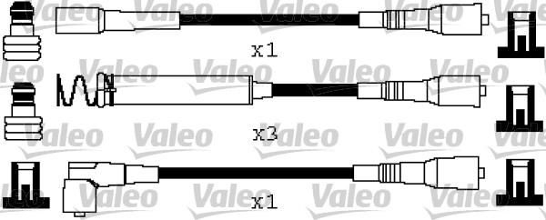 Valeo 346667 - Комплект проводов зажигания autospares.lv