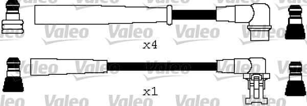 Valeo 346608 - Комплект проводов зажигания autospares.lv