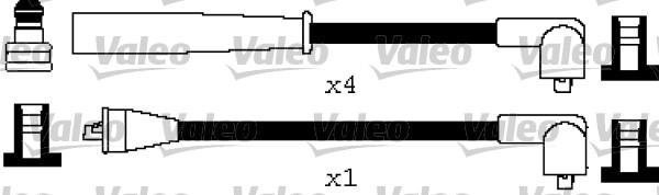 Valeo 346603 - Комплект проводов зажигания autospares.lv