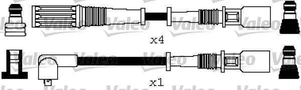 Valeo 346618 - Комплект проводов зажигания autospares.lv