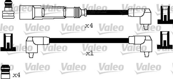 Valeo 346620 - Комплект проводов зажигания autospares.lv