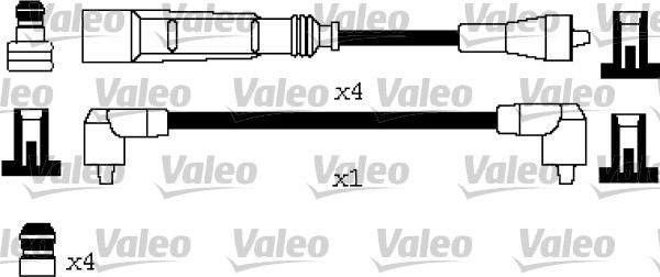Valeo 346623 - Комплект проводов зажигания autospares.lv