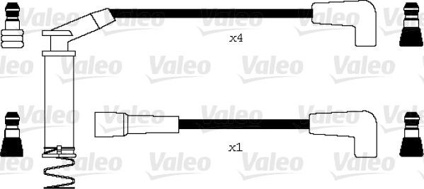 Valeo 346096 - Комплект проводов зажигания autospares.lv
