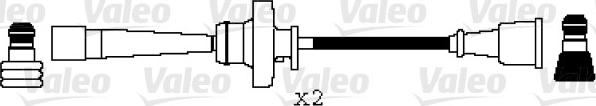 Valeo 346069 - Комплект проводов зажигания autospares.lv