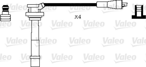 Valeo 346005 - Комплект проводов зажигания autospares.lv
