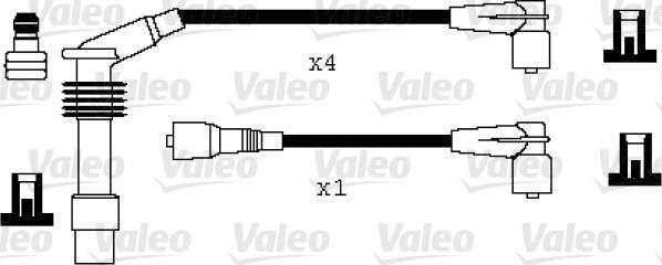 Valeo 346010 - Комплект проводов зажигания autospares.lv