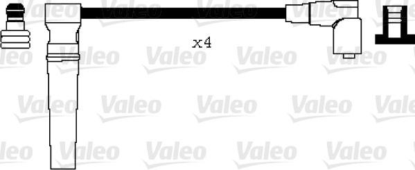 Valeo 346038 - Комплект проводов зажигания autospares.lv