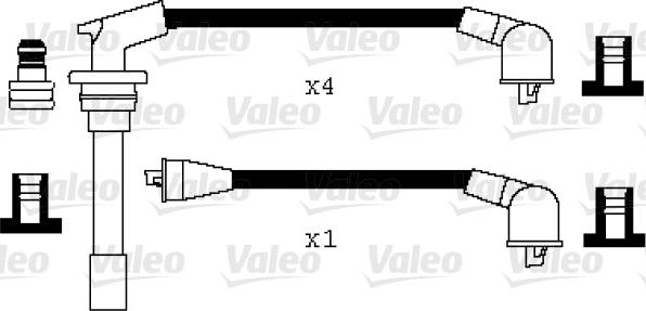 Valeo 346022 - Комплект проводов зажигания autospares.lv