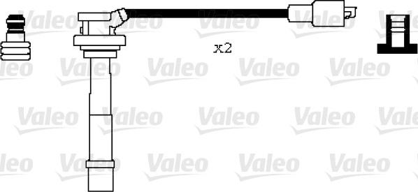 Valeo 346079 - Комплект проводов зажигания autospares.lv