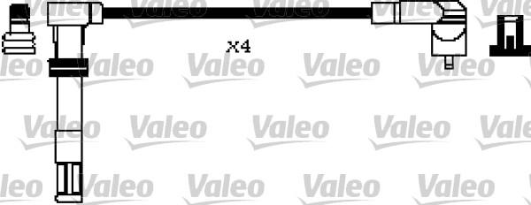 Valeo 346196 - Комплект проводов зажигания autospares.lv