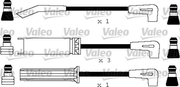 Valeo 346160 - Комплект проводов зажигания autospares.lv