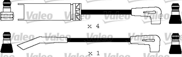 Valeo 346161 - Комплект проводов зажигания autospares.lv